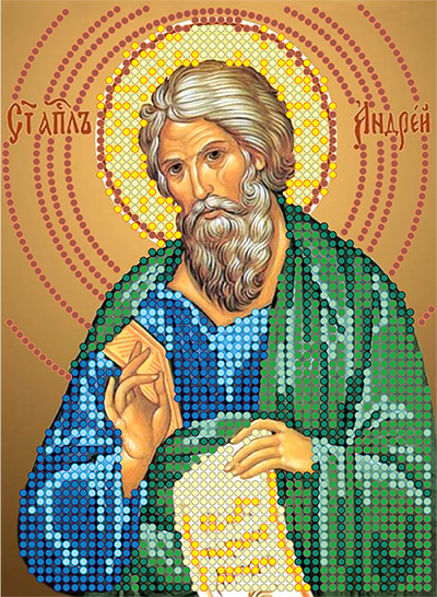 Набор для вышивки бисером PA-1253 Икона Апостол Андрей