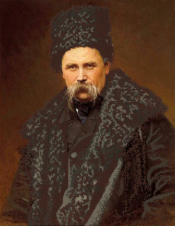 Набор для вышивки бисером PA-1525 Иван Крамской Тарас Шевченко