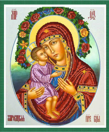 Набор для вышивки бисером PA-1584 Жировицкая Пресвятая Богородица