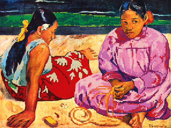 Схема для вышивки бисером PA-1646 Поль Гоген Таитянские женщины